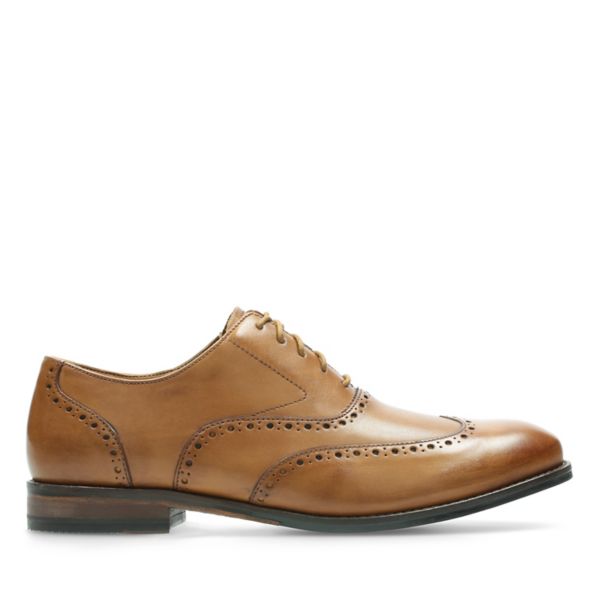 Clarks Mens Edward Walk Brogues Brown | USA-9017843